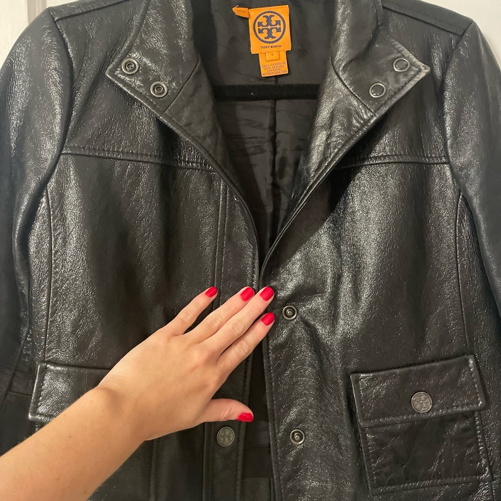 Tory Burch leather jacket